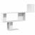 Raft de perete, alb, 100x15x70 cm, lemn prelucrat GartenMobel Dekor