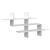 Raft de perete, alb, 124,5x18x60,5 cm, lemn prelucrat GartenMobel Dekor