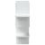 Raft de perete, alb, 124,5x18x60,5 cm, lemn prelucrat GartenMobel Dekor