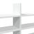 Raft de perete, alb, 124,5x18x60,5 cm, lemn prelucrat GartenMobel Dekor