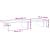 Suport monitor, sonoma gri, 100x27x15 cm, lemn prelucrat GartenMobel Dekor