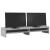 Suport de monitor, gri beton, 100x24x16 cm, lemn prelucrat GartenMobel Dekor