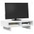 Suport de monitor, alb, 50x27x15 cm, lemn compozit GartenMobel Dekor