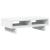 Suport de monitor, alb, 50x27x15 cm, lemn compozit GartenMobel Dekor
