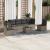 Set canapele de grădină, 7 piese, cu perne, gri, poliratan GartenMobel Dekor