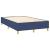 Pat box spring cu saltea, albastru, 120x200 cm, textil GartenMobel Dekor