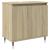 Set mobilier de baie, 3 piese, stejar sonoma, lemn prelucrat GartenMobel Dekor