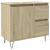 Set mobilier de baie, 3 piese, stejar sonoma, lemn prelucrat GartenMobel Dekor