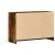 Dulap TV cu LED, stejar fumuriu, 91x34x61 cm, lemn prelucrat GartenMobel Dekor