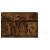 Dulap TV cu LED, stejar fumuriu, 91x34x61 cm, lemn prelucrat GartenMobel Dekor