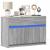 Dulap TV cu LED, gri sonoma, 91x34x61 cm, lemn prelucrat GartenMobel Dekor
