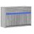 Dulap TV cu LED, gri sonoma, 91x34x61 cm, lemn prelucrat GartenMobel Dekor