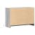 Dulap TV cu LED, gri sonoma, 91x34x61 cm, lemn prelucrat GartenMobel Dekor
