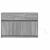 Dulap TV cu LED, gri sonoma, 91x34x61 cm, lemn prelucrat GartenMobel Dekor