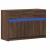 Dulap TV cu LED, stejar maro, 91x34x61 cm, lemn prelucrat GartenMobel Dekor