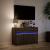 Dulap TV cu LED, stejar maro, 91x34x61 cm, lemn prelucrat GartenMobel Dekor