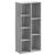Bibliotecă, gri sonoma, 50x25x105 cm, lemn prelucrat GartenMobel Dekor