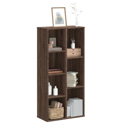 Bibliotecă, stejar maro, 50x25x105 cm, lemn prelucrat GartenMobel Dekor