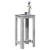 Masă bar, gri beton, 51x50x103,5 cm, lemn prelucrat GartenMobel Dekor