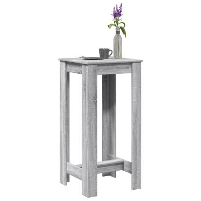 Masă bar, gri sonoma, 51x50x103,5 cm, lemn prelucrat GartenMobel Dekor