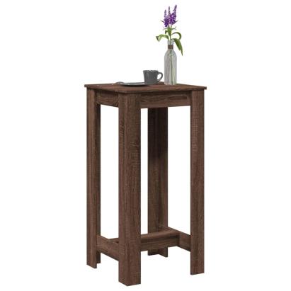 Masă de bar, stejar maro, 51x50x103,5 cm, lemn prelucrat GartenMobel Dekor