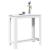 Masă de bar, alb, 102x50x103,5 cm, lemn prelucrat GartenMobel Dekor
