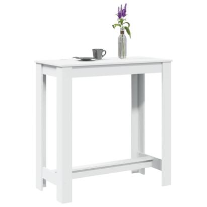 Masă de bar, alb, 102x50x103,5 cm, lemn prelucrat GartenMobel Dekor