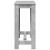 Masă de bar, gri beton, 102x50x103,5 cm, lemn prelucrat GartenMobel Dekor