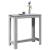 Masă de bar, Sonoma gri, 102x50x103,5 cm, lemn prelucrat GartenMobel Dekor