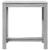 Masă de bar, Sonoma gri, 102x50x103,5 cm, lemn prelucrat GartenMobel Dekor