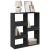 Bibliotecă/Separator cameră, negru, 100x33x115 cm GartenMobel Dekor