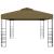 Pavilion cu șiruri de lumini LED, gri taupe, 3x4m GartenMobel Dekor