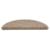 Covorașe scări autoadezive aspect sisal, 15 buc. bej 56x17x3cm GartenMobel Dekor