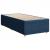 Pat box spring cu saltea, albastru, 90x190 cm, textil GartenMobel Dekor