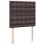 Pat box spring cu saltea, maro închis, 100x200 cm, textil GartenMobel Dekor