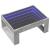 Măsuță de cafea cu LED infinity, gri beton, 70x53x30 cm GartenMobel Dekor