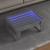 Măsuță de cafea cu LED infinity, gri beton, 70x53x30 cm GartenMobel Dekor
