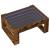 Măsuță de cafea cu LED infinity, stejar fumuriu, 70x53x30 cm GartenMobel Dekor