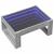 Măsuță de cafea cu LED infinity, gri sonoma, 70x53x30 cm GartenMobel Dekor