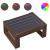 Măsuță de cafea cu LED infinity, stejar maro, 70x53x30 cm GartenMobel Dekor