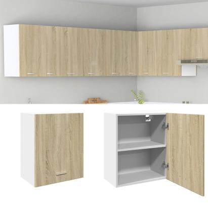 Dulap montat pe perete stejar sonoma 50x31x60 cm lemn prelucrat GartenMobel Dekor