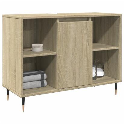 Dulap pentru baie, stejar sonoma, 80x33x60 cm, lemn compozit GartenMobel Dekor