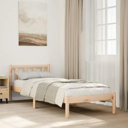 Cadru de pat foarte lung fără saltea, 90x220 cm, lemn masiv pin GartenMobel Dekor