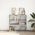 Bibliotecă/Separator cameră, gri beton, 100x33x94,5 cm GartenMobel Dekor