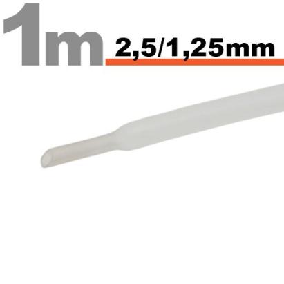 Tub termocontractibilTransparent • 2,5 / 1,25mm Best CarHome