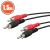 Cablu RCAfisa 2 x RCA-fisa 2 x RCA1,5 m Best CarHome