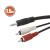 Cablu RCA / JACKfisa 2 x RCA-fisa 3,5 st JACK1,5 m Best CarHome