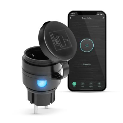 Priză inteligentă pentru exterior Wi-Fi - IPX4 - Amazon Alexa, Google Home, Siri, IFTTT Best CarHome