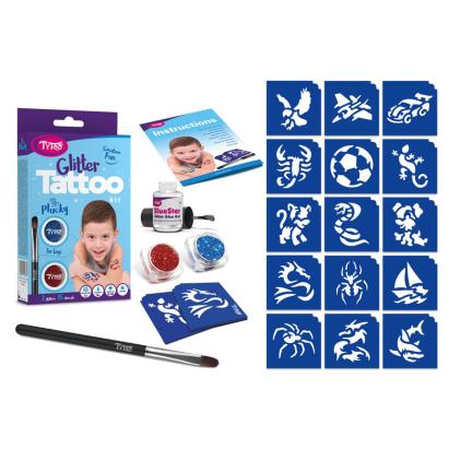 Set de tatuaje cu sclipici TyToo Plucky Best CarHome