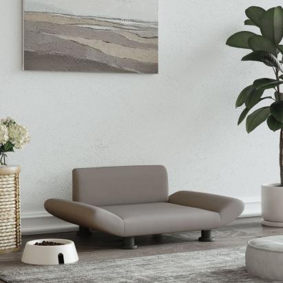 Pat de câini, taupe, 70x45x28 cm, material textil GartenMobel Dekor